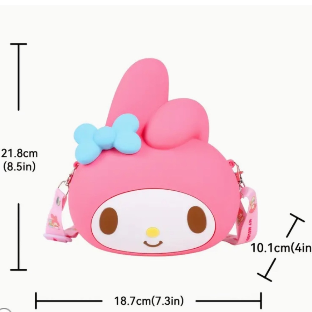 Sanrio My Melody Silicone Crossbody Bag